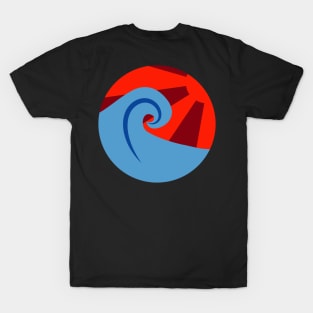 Wave and sun leewarddesign T-Shirt